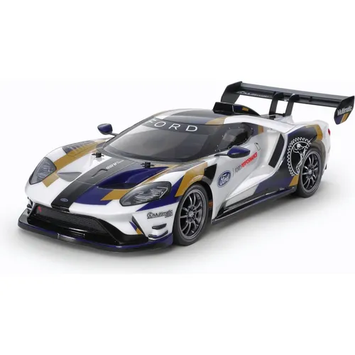 Tamiya 1:10 RC Ford GT MK. II 2020 - Bausatzmodell mit 4WD Allradantrieb, ideal für RC-Enthusiasten und Tuning-Fans