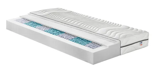 Irisette Sale Taschenfederkernmatratze Sylt - 90 cm x 200 cm x 18 cm, 7 Liegezonen für optimale Körperunterstützung, allergikergeeignet und waschbar bis 60°C
