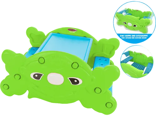 JAMARA Kindersitzgruppe Sit and Swing 2in1 grün - Schreibtischstühle für Kinder, vielseitig einsetzbar als Sitz- und Schaukelgruppe, fördert das Spiel und die Kreativität, max. Gewicht 70 kg.