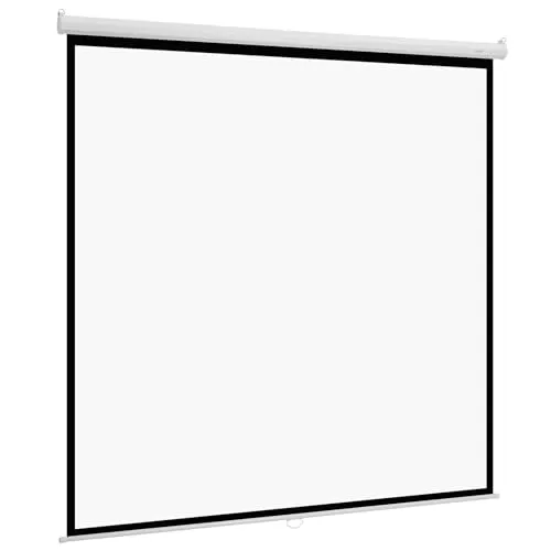 VEVOR 120 Zoll manuelle Projektionsleinwand für Heimkino - Hochwertige, einziehbare Leinwand für lebendige 4K-Bilder. Einfache Installation und manuelle Steuerung für flexibles Kinoerlebnis in jedem Raum.
