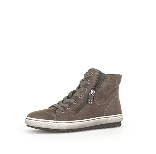 Gabor Damen Schnürstiefeletten, warm gefüttert für den Winter - Wanderschuhe mit Wechselfußbett, aus hochwertigem Fettleder, ideal für kalte Tage und lange Spaziergänge.