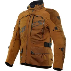 Dainese Springbok 3L Absoluteshell Motorrad Textiljacke - Größe 44, braun - Motorradjacke mit abnehmbarer ABSØLUTESHELLTM-Membran, ideal für jede Wetterlage. Aus robustem DuratexTM-Gewebe und Wildleder, perfekt für stilbewusste Fahrer.