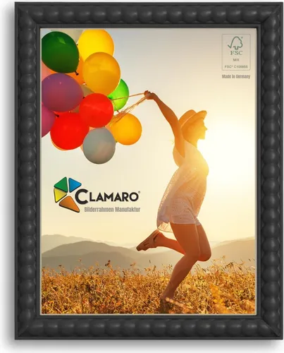 Bilderrahmen Schwarz Bubble nach Maß Holz 20mm, Größe 83x58,8 - Individueller Bilderrahmen für jeden Anlass – über 400 Größen und 10 Farben zur Auswahl. Hergestellt aus hochwertigem Material, ideal für Fotos, Urkunden oder Poster. Verleihen Sie Ihren Erinnerungen einen besonderen Rahmen!