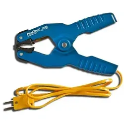 PeakTech TF-25 Temperaturfühler Typ K - Praktische Klemmzange für Rohre - Temperatur-Messtaster für -40 °C bis +200 °C, ideal für Handwerk und Industrie mit hoher Genauigkeit und schneller Ansteigszeit.