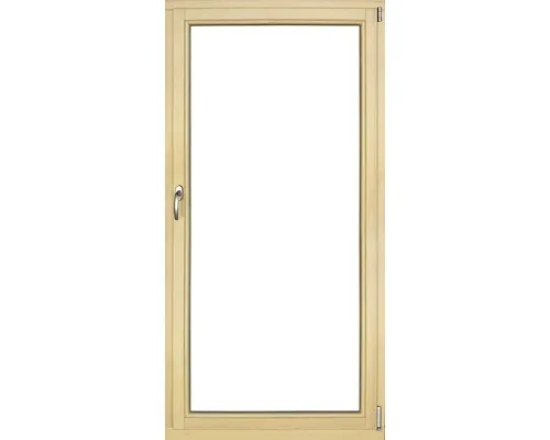 Holzfenster Balkontür Kiefer lackiert 1000x2000 mm DIN Rechts