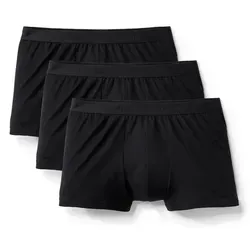 CALIDA Natural Benefit Herren Boxershorts 3er-Pack - Herren-Boxershorts im 3er-Pack aus Baumwolle mit Elasthan, bieten höchsten Tragekomfort dank weichem Elastikbund und formstabiler Single Jersey-Qualität.