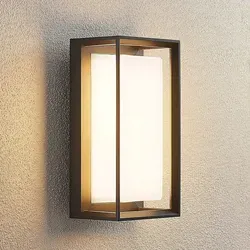 Arcchio LED Außen-Wandleuchte Ismera - Moderne LED-Außenwandleuchte aus Aluminiumdruckguss mit fest verbautem, energiesparendem Leuchtmittel. Ideal für angenehmes Licht im Außenbereich, IP65 Schutz für höchste Wetterbeständigkeit.