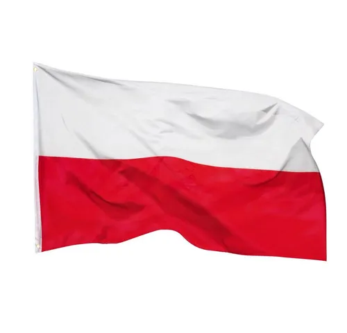 PHENO FLAGS Flagge Polen Flagge 90 x 150 cm Polnische Fahne Polska (Hissflagge für Fahnenmast), Inkl. 2 Messing Ösen