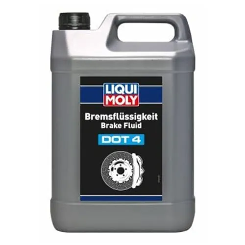 LIQUI MOLY Bremsflüssigkeit DOT 4 | 5 L | Bremsflüssigkeit | Art.-Nr.: 21158, Silber