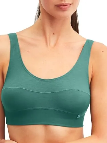 CALIDA Elastic Bustier Damen – Atmungsaktives Design mit breitem Softbund - Hochwertiges Bustier aus feinstem Baumwoll-Single-Jersey, mit modellierender Formnaht und bequemem Bund für optimalen Tragekomfort.
