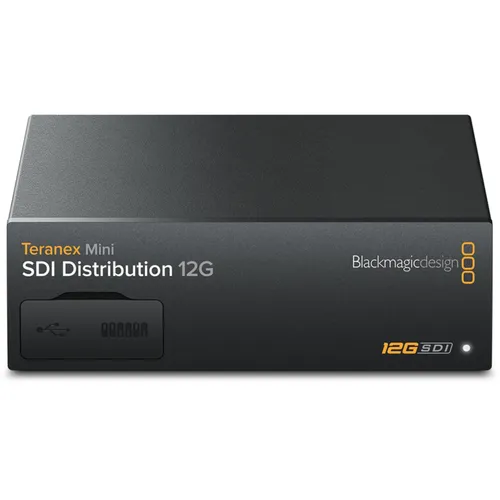 Blackmagic Design Teranex Mini SDI Distribution 12G - TV-Tuner & Videoaufnahmegeräte, verteilt eine SDI-Quelle auf 8 Ausgänge mit 12G-SDI, ideal für professionelle Videoanwendungen und höchste Bildqualität.