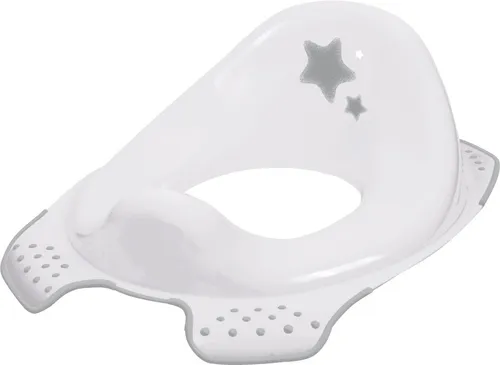 keeeper kids Kinder-Toilettensitz ewa "stars" weiß - Praktischer Toilettensitz für Kinder in Weiß mit fröhlichem Sternen-Design. Ideal für die sanfte Umstellung auf die Toilette und sorgt für sicheren Halt.