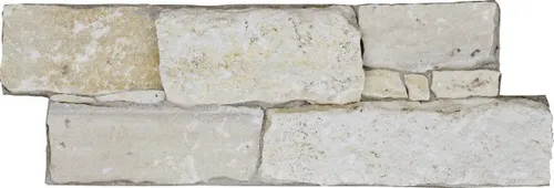 Verblendstein Alpenquarzit 60 x 20 cm weiß  Verblender