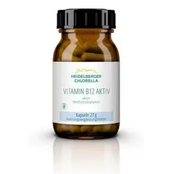 Vitamin B12 aktiv Methylcobalamin Kapseln - 54 g - Vitamin B12 (Cobalamin) zur Unterstützung des Immunsystems und Energiestoffwechsels, vegan, glutenfrei und ohne Zuckerzusatz – für mehr Vitalität im Alltag.