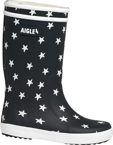 Aigle Unisex Kinder Lolly Pop Play2 Gummistiefel, Mehrfarbig Navy Star, 26 EU - Gummistiefel für Kinder, wasserfest und farbenfroh – ideal für nasse Abenteuer im Freien.