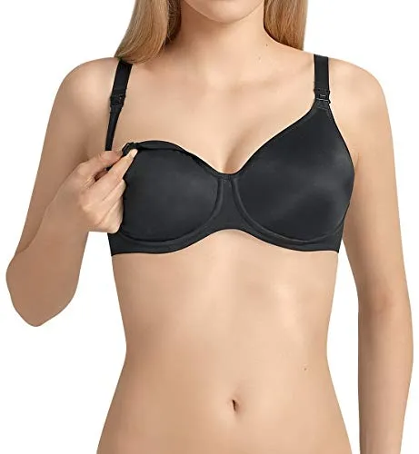 Anita Maternity Still-BH 5068, Gr. 75C, schwarz - Schwangerschafts- & Still-BHs, komfortabler Still-BH mit leicht zu öffnenden Cups für einfaches Stillen und optimalen Halt.