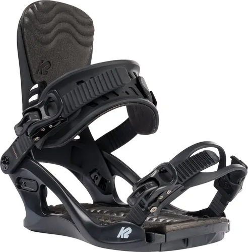 K2 Damen Softbindung CASSETTE - Snowboard-Bindungen für Anfänger, bieten Komfort und Kontrolle mit einem A-Line Chassis für mühelose Schwünge und ein verzeihendes Fahrgefühl.