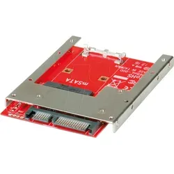 Adapter mSATA SSD zu 2.5 SATA 22pin - Festplattenkabel & -Adapter, ermöglicht die Nutzung von mSATA SSDs in 2,5-Zoll SATA-Slots für mehr Flexibilität und Speicheroptionen.