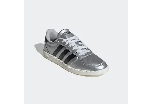 adidas Sportswear BREAKNET SLEEK Sneaker grau 38 2/3 EU - Sportliche Sneaker in Matte Silver, ideal für Laufen. Fällt klein aus, bitte eine Größe größer bestellen. Hochwertiges Synthetik-Obermaterial und Gummisohle für optimalen Komfort.