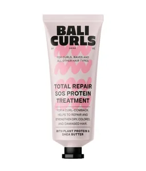 BALI CURLS Total Repair SOS Protein Treatment 20 ml - Intensivpflege für strapaziertes Haar: Das BALI CURLS Total Repair SOS Protein Treatment repariert und stärkt Locken und Wellen, spendet Feuchtigkeit und reduziert Frizz – für geschmeidige, glänzende Haare.