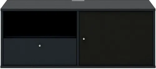 Hammel Furniture TV-Board Mistral Fernsehschrank, Medienmöbel, Hängend, mit Tür mit Akustikstoff, Kabeldurchführung, Lowboard, B: 108 cm