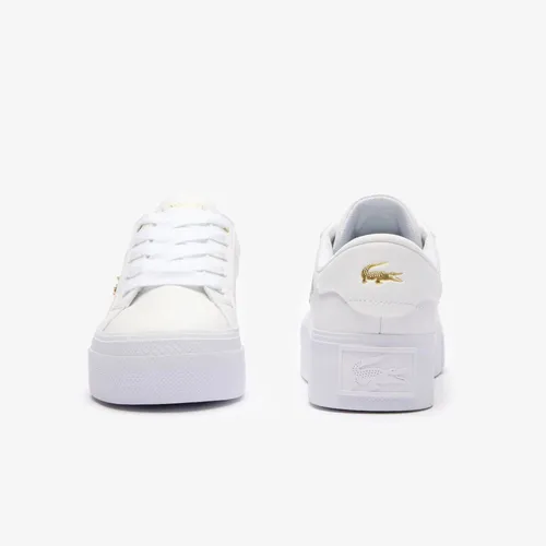 Lacoste ZIANE PLATFORM 124 2 CFA WHT/GLD (747CFA000521661)