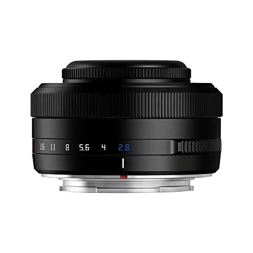 TTARTISAN 27mm F2.8 AF Objektiv für Fuji X Mount - Hochwertiges APS-C Kameraobjektiv mit Autofokus und einer maximalen Blende von f/2.8 für kreative Fotografie. Ideal für Fujifilm-Kameras.
