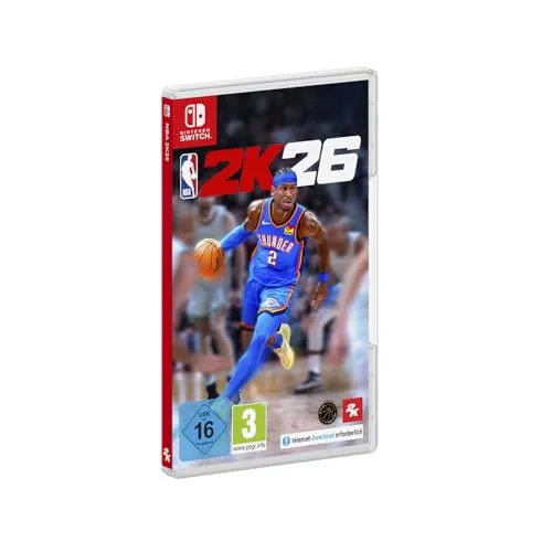NBA 2K26 für Nintendo Switch - NEU + OVP - Plattform: Nintendo Switch, erlebe realistische Basketball-Action im neuen NBA 2K26, das ultimative Sportspiel für Fans!