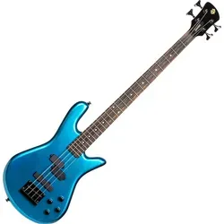 Spector Performer 4 Metallic Blue E Bass - 4-String E-Bass mit Nato-Korpus und Ahornhals, ideal für Einsteiger. Passive Elektronik ermöglicht facettenreiche Klänge und optimale Bespielbarkeit.