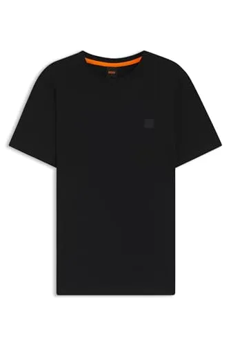 BOSS ORANGE T-Shirt "Tales" mit Stickerei - Stylisches T-Shirt für Männer in Größe L, mit hochwertiger Stickerei auf der Brust und pflegeleichter Webstoff-Qualität für optimalen Tragekomfort.