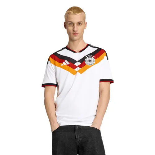 adidas DFB Heimtrikot 2026 für Herren - Offizielles DFB Heimtrikot für die WM 2026 – Ideal für Fans der deutschen Nationalmannschaft. Hochwertiger Tragekomfort für Stadionbesuche, Public Viewing oder die Freizeit.