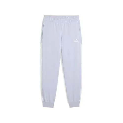 PUMA Damen Around The Block Jogginghose M, Cool Weather Blue - Bequeme Jogginghose aus weichem Fleecematerial, ideal für kühlere Tage. Mit praktischer Seitentasche und regulärer Länge für optimalen Tragekomfort.