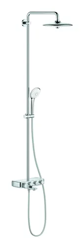 Grohe Euphoria SmartControl 260 Mono Duschsystem - Brausen mit intuitiver Steuerung, bietet ein luxuriöses Duscherlebnis und präzise Wassertemperaturkontrolle.