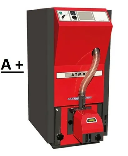 ATMOS Pellet Kessel PX20 mit 175 L Pelletbehälter - Hochwertiger Pelletkessel mit 20 kW Nennleistung, ideal für effiziente Heizlösungen in Ihrem Zuhause. Energieeffizienzklasse A+ sorgt für niedrige Betriebskosten.