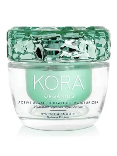 KORA Organics Active Algae Lightweight Moisturizer - Gesichtspflege mit Vitaminen und Antioxidantien, die tief in die Haut eindringen und für ein strahlendes Hautbild sorgen. Enthält Schweizer Gletscherwasser und grüne Algen für langanhaltende Feuchtigkeit.