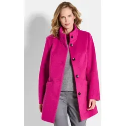 GOLDNER Jerseyblazer Kurzgröße: Stepp-Winterjacke mit Kapuze Langarm Übergangsjacke mit zweiter Jacke, Taschen rosa 23
