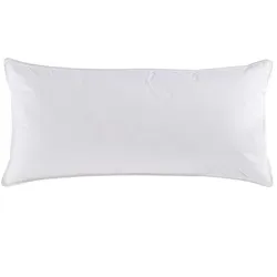 Traumschlaf Federkissen Silber 70% Federn, 30% Daunen 40x80 cm - weiß - Hochwertiges Kopfkissen mit 70% Federn und 30% Daunen für optimalen Schlafkomfort. Mit Nomite-Ausstattung, ideal für Allergiker. Inklusive praktischer, wiederverwendbarer Tasche.