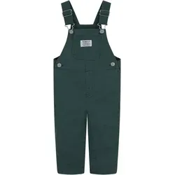LEVI'S KIDS Latzhose für Jungen, Gr. 9M, bistro grün - Kinderhosen aus 98% Baumwolle und 2% Elasthan, mit verstellbaren Trägern und praktischen Taschen für Komfort und Stil.