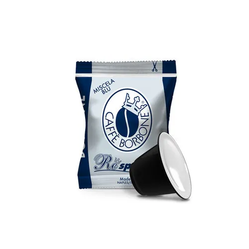 Borbone Caffe Respresso Rossa Kaffeekapseln 100 Stück - Kaffee: Dunkle Röstung, 100 Kapseln kompatibel mit Nespresso, für einen vollmundigen Espresso-Genuss aus Italien.