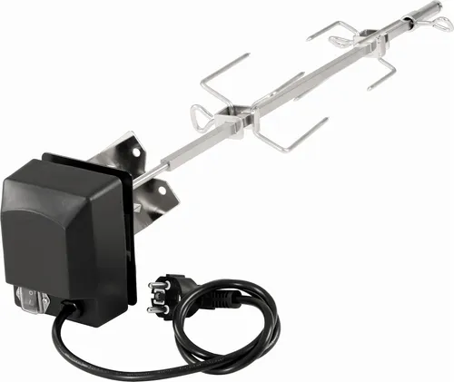 BBQ-Toro Edelstahl Grillspieß Set für Weber Spirit Gasgrill - Grilldrehspieße, ideal für Weber Spirit E 200/300 Serie, mit 10 kg Tragkraft und robuster Edelstahl-Bauweise für perfekte Grillgerichte.