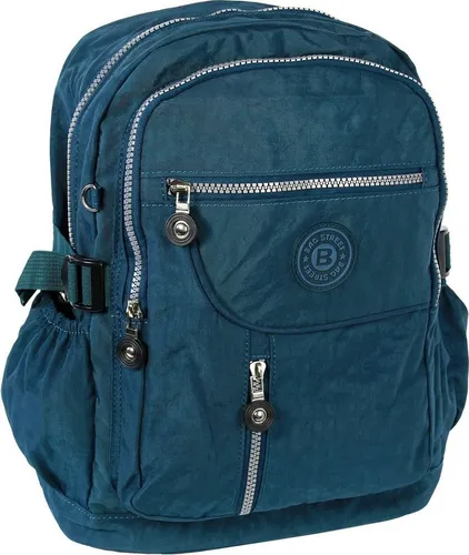 BAG STREET Freizeitrucksack - Stylischer unisex Rucksack für Damen und Jugendliche - Freizeitrucksäcke aus strapazierfähigem Nylon, ideal für den Alltag und mit hohem Tragekomfort. Perfekt als stylische Alternative zur Handtasche.