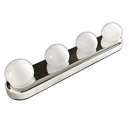 HAC24 LED Spiegelleuchte mit Saugnäpfe Batteriebetrieben Schminklicht Spiegel Kosmetik Make Up Leuchte Lampe Spiegellampe