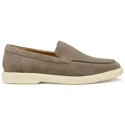 GEOX Slipper EC17, Herren Rauleder in Grau - Größe 44 - Sneaker mit RESPIRATM Technologie für optimale Atmungsaktivität und ein angenehmes Fußklima. Langlebig, modern und komfortabel – perfekt für den Alltag.