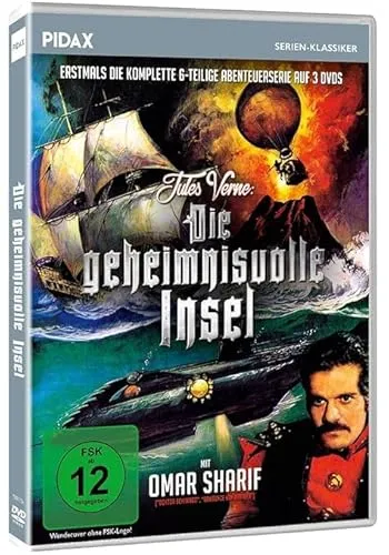 Die geheimnisvolle Insel - Die komplette 6-teilige Abenteuerserie (Jules Verne) mit Omar Sharif und Rick Battaglia [4 DVDs]