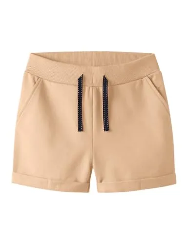 NAME IT Mädchen Nkfvolta SWE Shorts Unb F Noos, Peach Fuzz, 98 cm