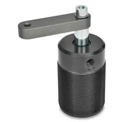 SCHWENKSPANNER, PNEUMATISCH, MIT GEWINDEBOHRUNG