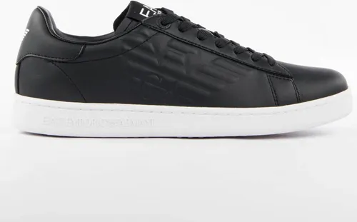 Ea7 Emporio Armani Sportschuhe AF10848 in Schwarz EU 42 - Stylische Sneaker im Court-Design mit legendärem Adler-Logo, aus hochwertigem Rindsleder – ideal für den Alltag und perfekt kombinierbar.