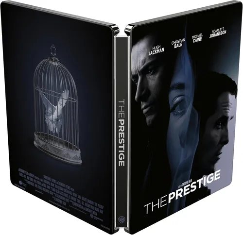 Prestige: Die Meister der Magie (Steelbook, 4K-UHD+2 Blu-rays) - Erleben Sie den fesselnden Zauber von Prestige in atemberaubender 4K-Qualität. Dieses Steelbook bietet Ihnen ein einzigartiges Sammlerstück für Filmfans.