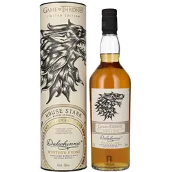Game of Thrones - House Stark Dalwhinnie Winter's Frost Whisky - Exklusiver Single Malt Whisky mit über 50% Alkoholgehalt, perfekt für Sammler und Fans von Game of Thrones, aus der renommierten Isle of Islay, Schottland.