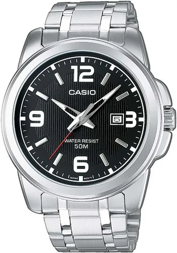 Casio MTP-1314PD-1AVEF Herren Uhr - Edelstahl Analog Uhr mit Quarzwerk, klassischem Design und 50m Wasserfestigkeit – ideal für den täglichen Gebrauch.